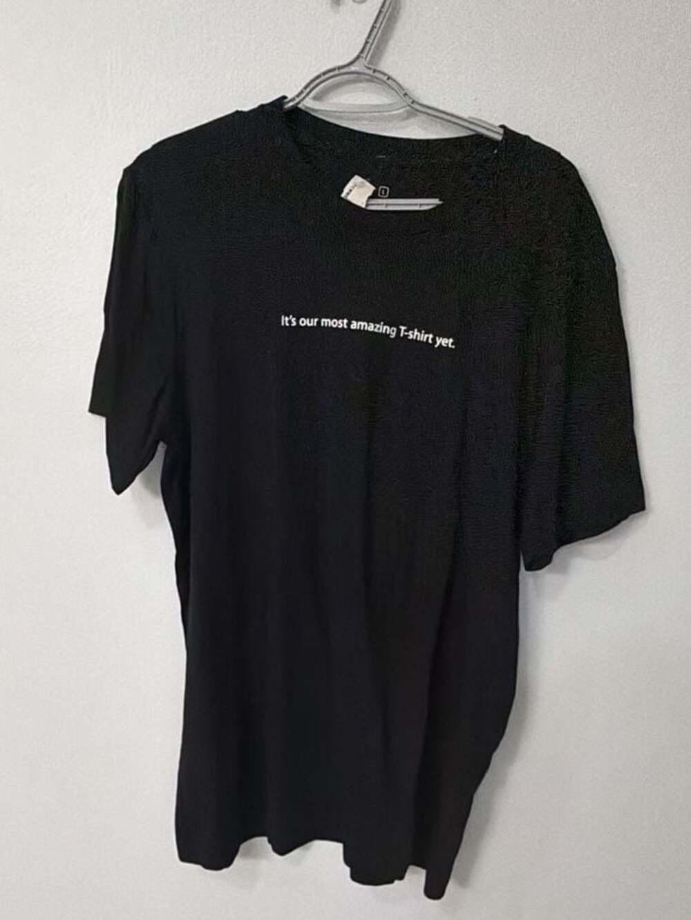 Apple Store Employee Uniform 'It's our most amazing T-shirt yet.' T-Shirt